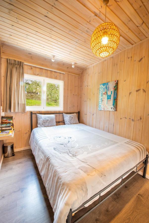 Hakuna Matata Holidays Wooden Lodge With Airco & Pool In Greek Olive Grove Метони Экстерьер фото